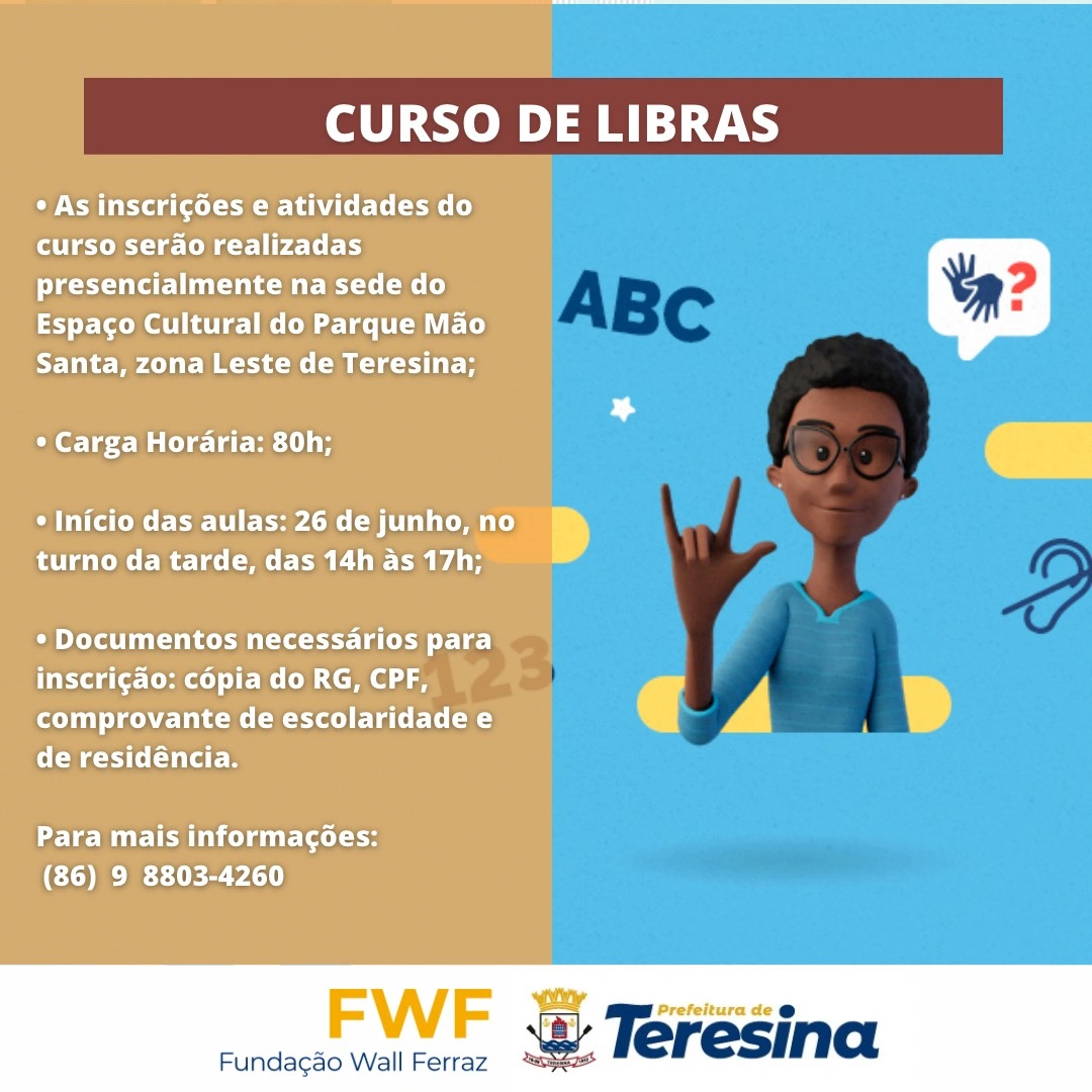 Curso de libras