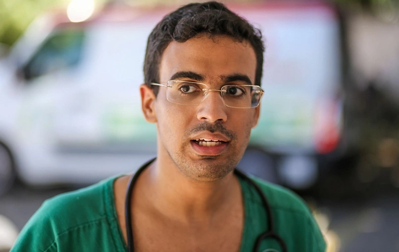 estudante de medicina e funcionário da Maternidade Dona Evangelina Rosa, Cláudio Bastos.