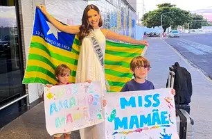 Filhos fizeram homenagem para Gabriela (Foto: Reprodução)