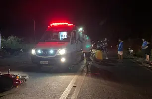 Homem fica em estado grave após acidente com motocicleta (Foto: Reprodução/ Redes Sociais)