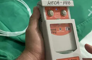 Implante de marcapasso provisório (Foto: Divulgação/ Governo do Piauí)