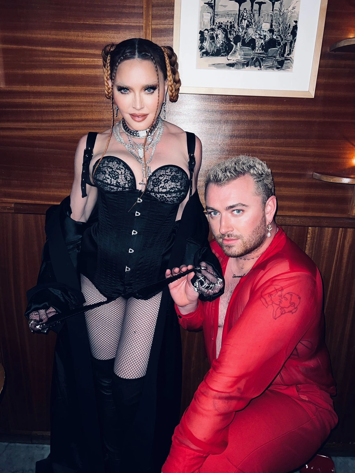 Madonna e Sam Smith