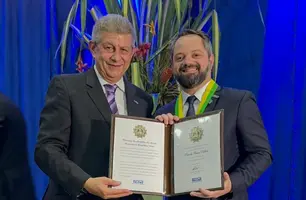 Marcello Nolleto é homenageado pela Fiepi (Foto: Divulgação/ Governo do Piauí)