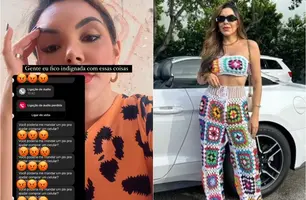 Milena não gostou do pedido insistente (Foto: redes sociais)