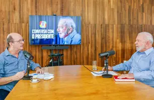 No programa com transmissão pela internet Conversa com o Presidente (Foto: Ricardo Stuckert/ PR)