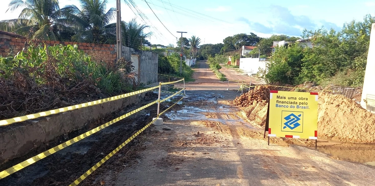 Obras em avenida do bairro Gurupi