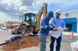 Saneamento básico (Foto: Divulgação/ Governo do Piauí)