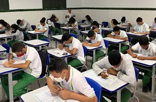 Segunda fase do Torneio de Matemática das Escolas Estaduais (Foto: Divulgação/ Governo do Piauí)