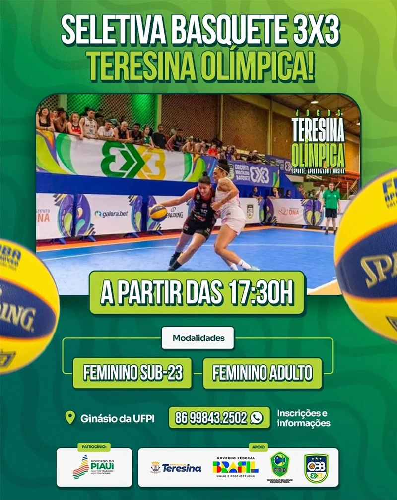 Seletiva Basquete 3×3 Teresina Olímpica