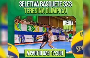 Seletiva Feminina de Basquete 3x3 Teresina Olímpica (Foto: Divulgação)