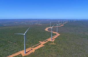 Usinas eólicas no Piauí (Foto: Divulgação/ Governo do Piauí)