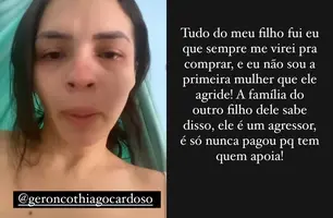 Virna e denúncia feita no Instagram (Foto: Reprodução/Instagram)