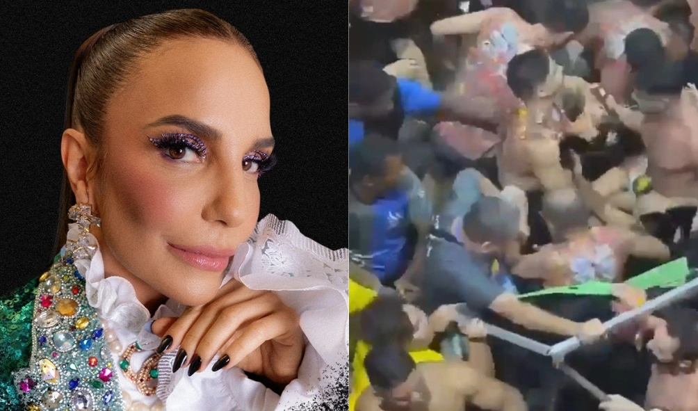 A cantora paralisou o show assim que percebeu a confusão