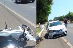 Jovem morre após colisão envolvendo motocicleta e carro de passeio na BR-316