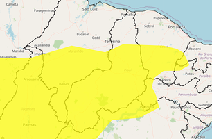 Alerta amarelo (Foto: Inmet)