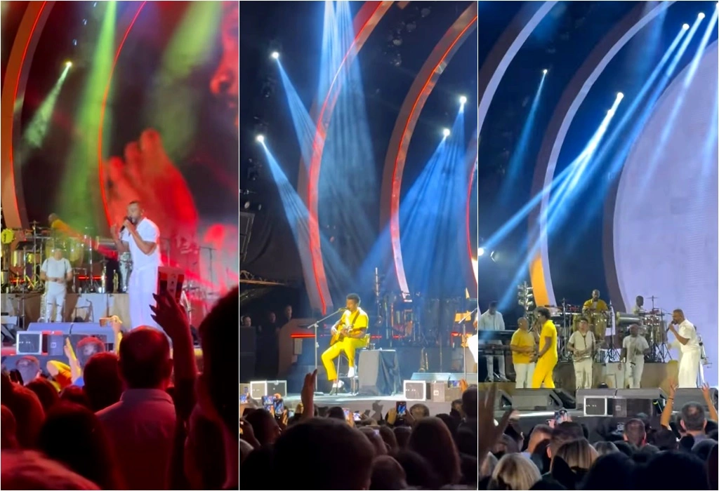 Alexandre Pires e Seu Jorge animaram público