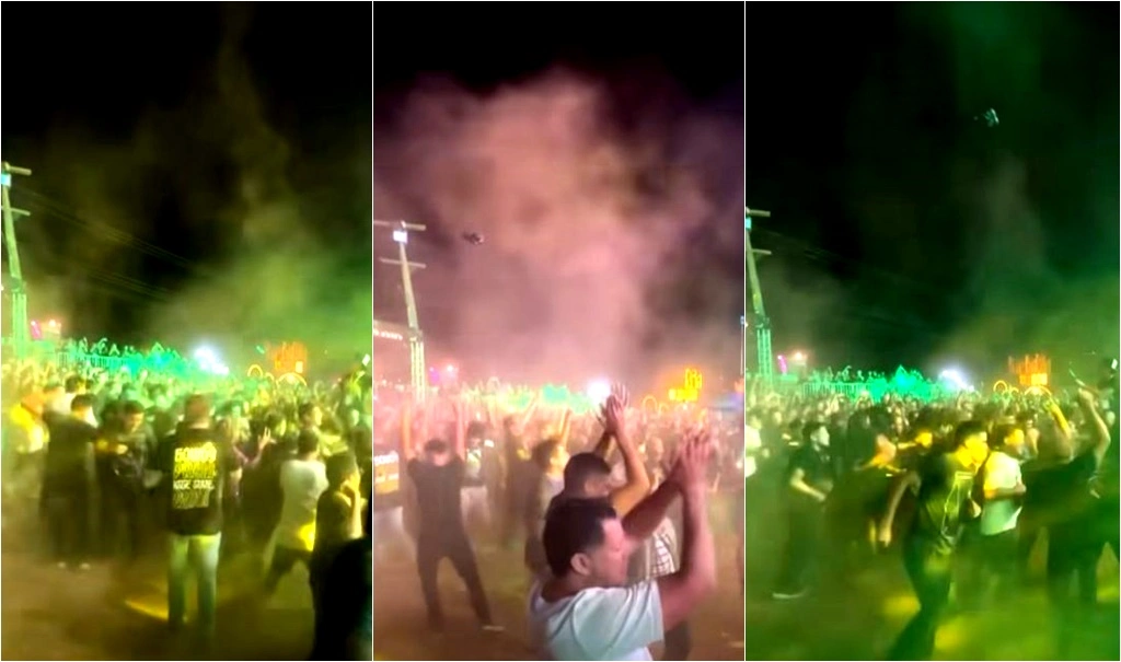 Animação total no evento