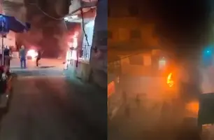 Ataque em campo de refugiados na Cisjordânia (Foto: Reprodução/ Redes Sociais)