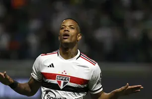 Caio Paulista, autor do primeiro gol do São Paulo (Foto: Reprodução/ Twitter)