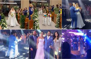 Casamento de Bárbara e Breno (Foto: Reprodução)