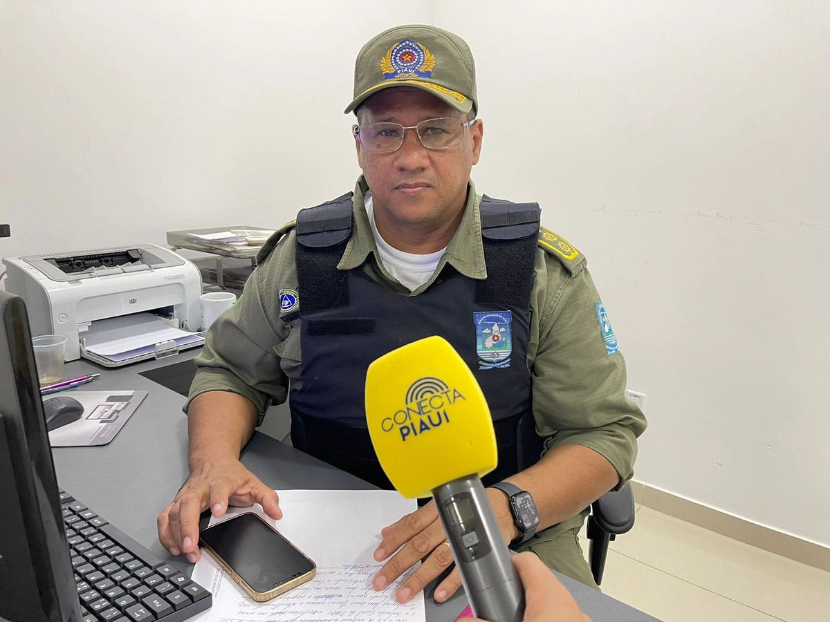 Comandante do Copom, tenente-coronel Cláudio Pessoa.