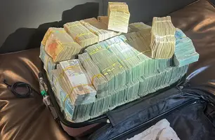Dinheiro apreendido (Foto: Divulgação/ Polícia Federal)
