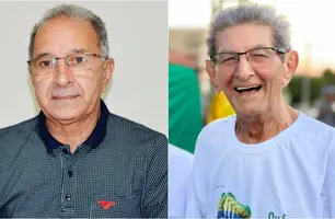 Ex-prefeito Dr Deusdete e o atual prefeito, Eloi (Foto: Reprodução)