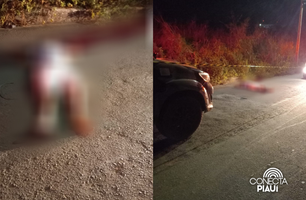 Homem é executado a tiros em via pública (Foto: Conecta Piauí)