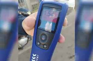 Homem preso por embriaguez ao volante (Foto: Divulgação/ PRF-PI)