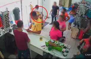 Homem se passando por deficiente é pego furtando em Teresina (Foto: Reprodução/ Redes Sociais)