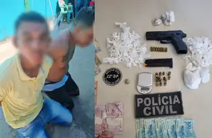 Irmãos presos por tráfico de drogas em Teresina (Foto: Divulgação/ PC-PI)