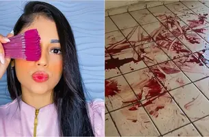 Jovem atendia na hora do ataque (Foto: Reprodução)