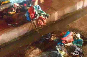 Local do incendido (Foto: Conecta Piauí)