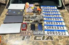 Suspeito é preso com objetos furtados e submetralhadora artesanal em Teresina