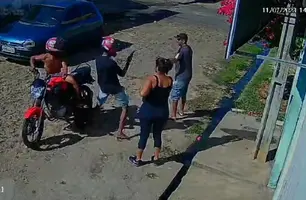 Momento do assalto (Foto: Reprodução)