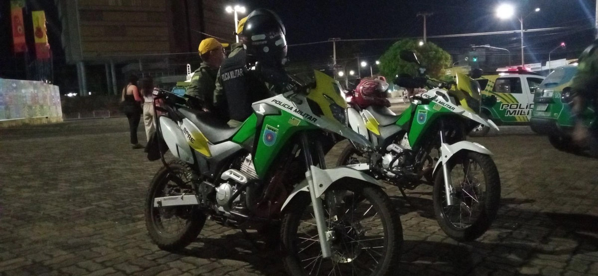 Motos da Polícia Militar