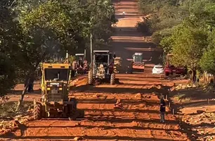 Obra Rodovia do Leite (Foto: Reprodução)