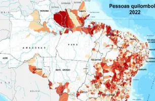 Pessoas quilombolas no Brasil – 2022 (Foto: IBGE / Censo Demográfico 2022)
