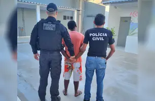 Preso por estupro e tentativa de feminicídio (Foto: Divulgação/ PC-PI)