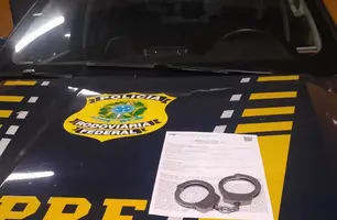 Preso por mandado no Piauí (Foto: Divulgação/ PRF-PI)
