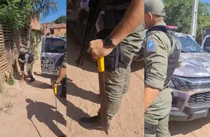 Sargento Mota entra em região com alto índice de confronto entre gangues (Foto: Reprodução/ Instagram)