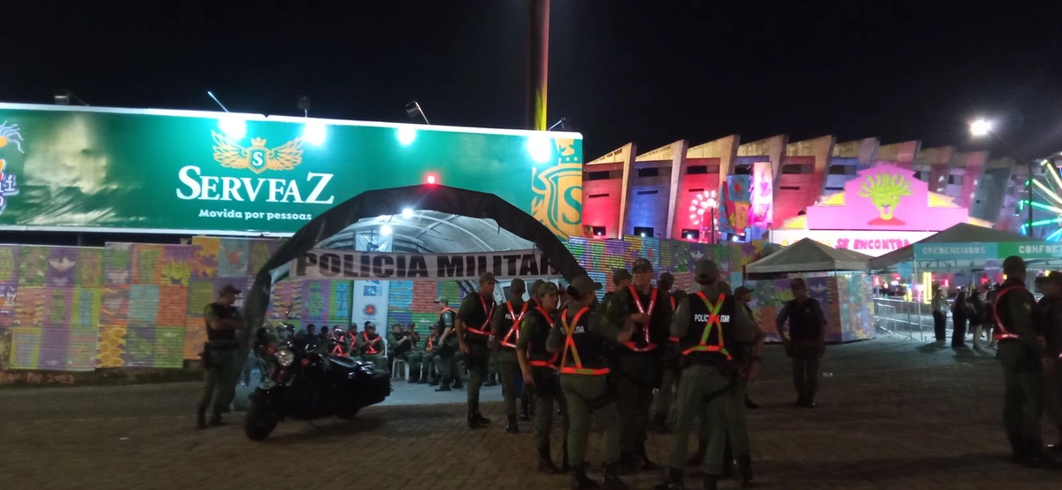 Segurança reformada para o evento