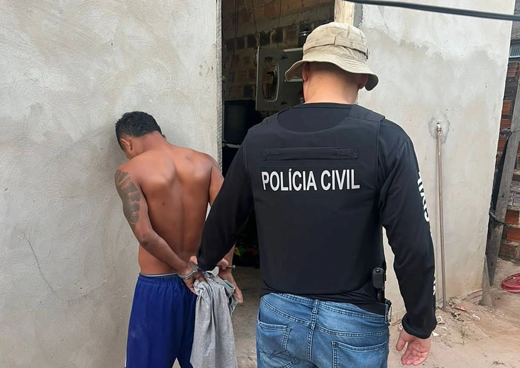 Suspeito preso