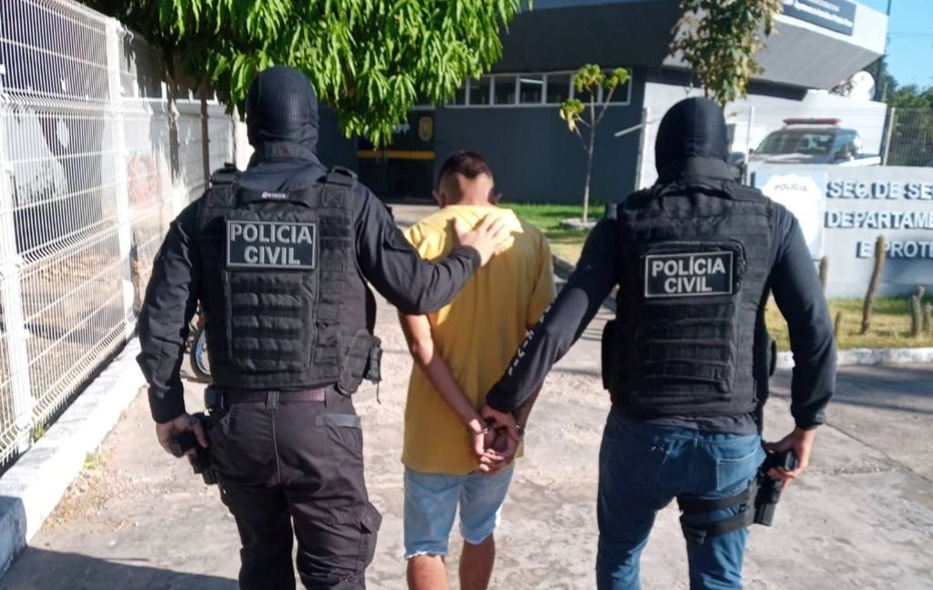 Suspeito preso