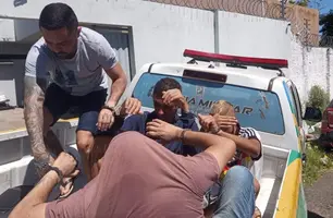 Suspeitos presos (Foto: Divulgação)