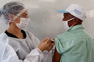 Vacinação contra a gripe (Foto: Divulgação/FMS)