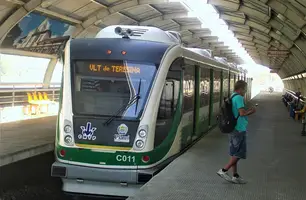 Veículo Leve sobre Trilhos (VLT) de Teresina (Foto: Reprodução)