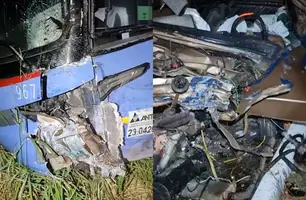 Veículos envolvidos em acidente (Foto: Reprodução/WhatsApp)