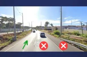 Via do lado direito e acostamento serão interditados (Foto: Divulgação/PRF)