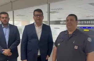 Chico Lucas está em São Paulo com o delegado Anchieta Nery (Foto: Reprodução)